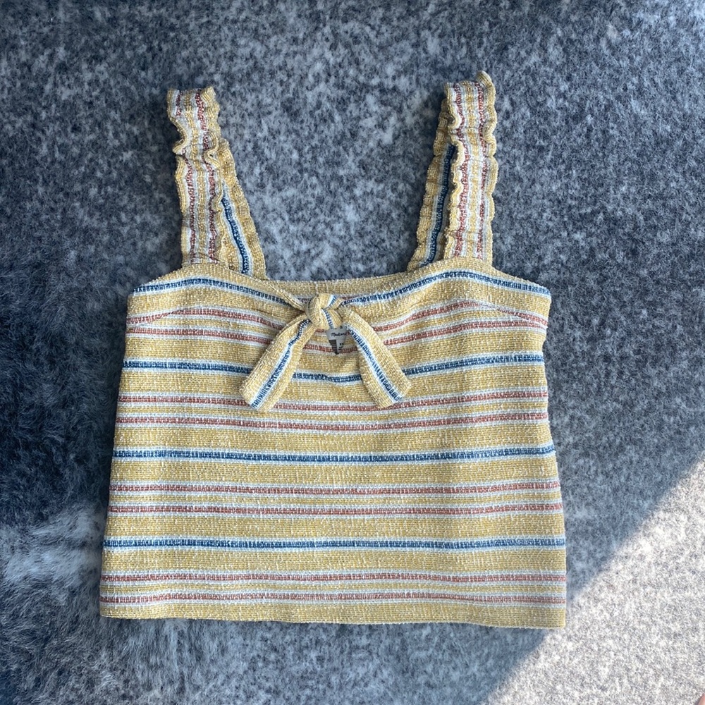 Madewell front tie tank
